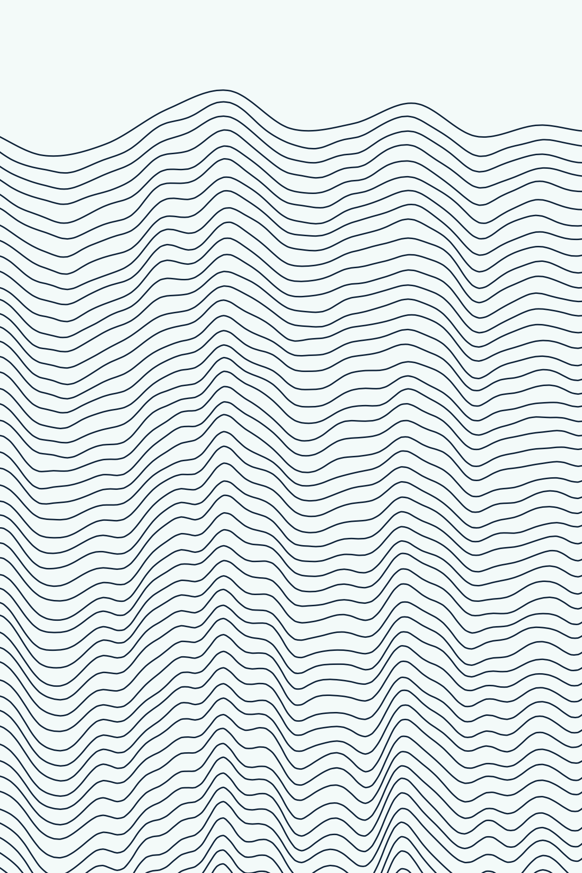 Abstract field of closely spaced dark blue copied lines.